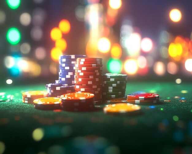 Multi-camera view of Three Card Poker studio